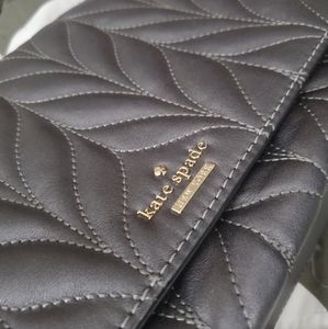 Kate Spade pewter shoulder bag